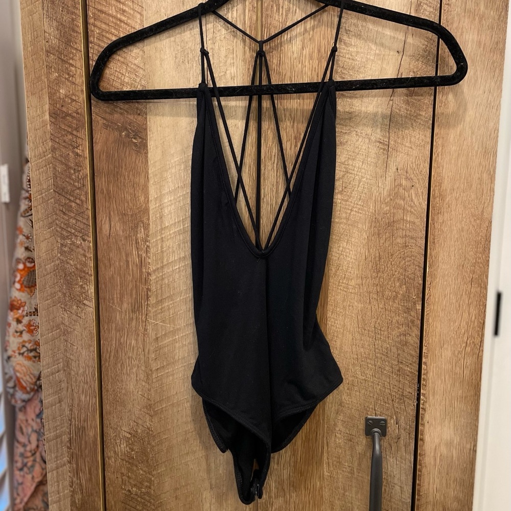 Strappy Urban Outfitters super V bodysuit